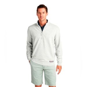 Vineyard Vines Men's Gray Collegiate Shep Shirt Quart Zip